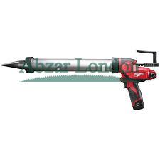 چسب زن تیوپ 400 میلیمتر 12 ولت شارژی M12PCG/400A-201 milwaukee